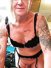 Eager and aroused by a penis - Six images