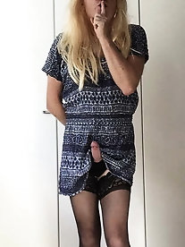 Sarah cd short dress and lingerie