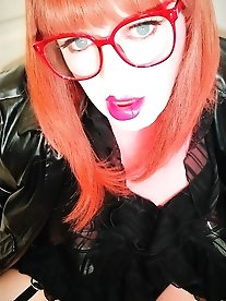 Two charming girlfriends touch a stranger in the hotel